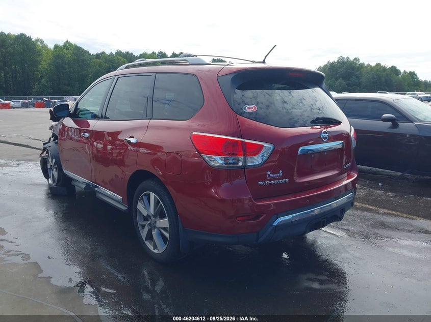 Vin: 5n1ar2mn3fc604009, lot: 46704524, nissan pathfinder platinum 20153
