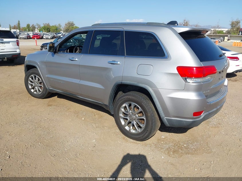 Vin: 1c4rjfbg2fc748919, lot: 46704543, jeep grand cherokee limited 20153