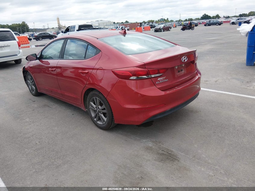 Vin: 5npd84lf5jh234544, lot: 46704551, hyundai elantra sel 20183