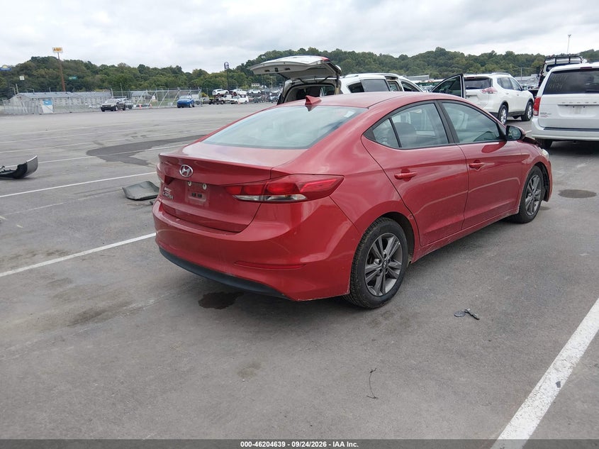 Vin: 5npd84lf5jh234544, lot: 46704551, hyundai elantra sel 20184