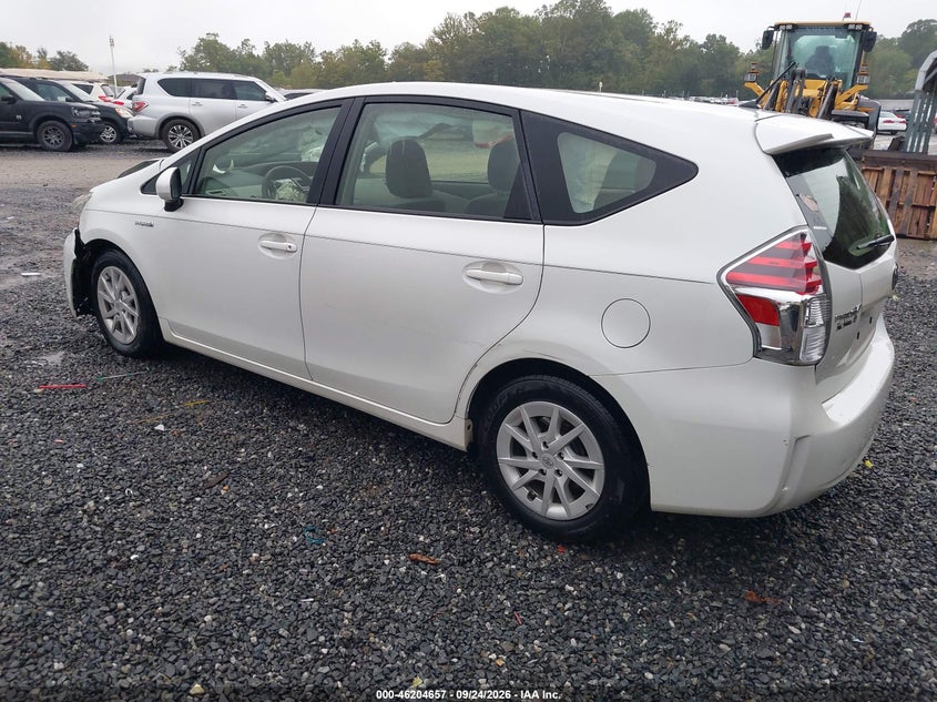 Vin: jtdzn3eu1fj018063, lot: 46704569, toyota prius v two 20153