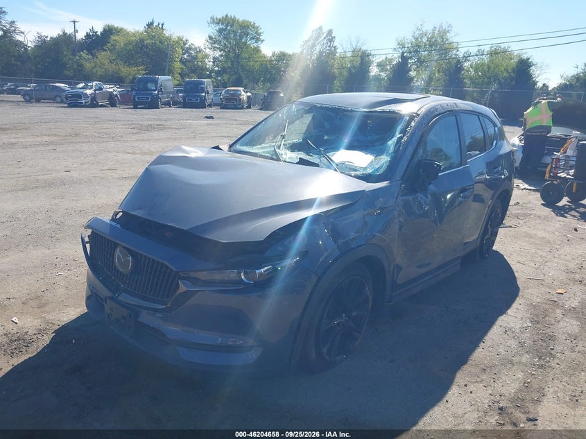 Vin: jm3kfbcy9m0496854, lot: 46704570, mazda cx-5 carbon edition turbo 20212