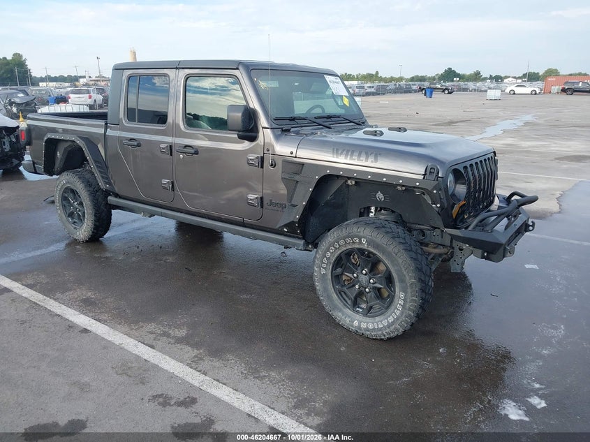 Vin: 1c6hjtag1nl120173, lot: 46704579, jeep gladiator willys 4x4 2022 img_1