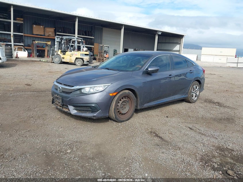 2017 Honda Civic, Солона вода, IAAI, VIN 2HGFC2F57HH501511 — фото 2