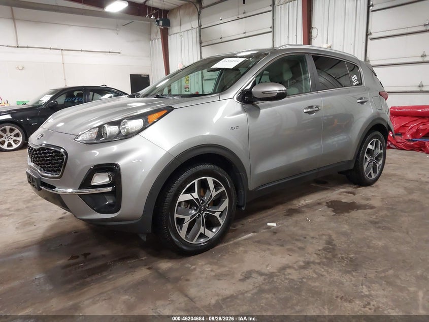 2021 Kia Sportage Ex, Rear, IAAI, VIN KNDPNCAC7M7914530 — photo 2