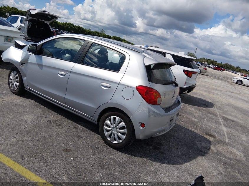 Vin: ml32a3hj5fh040415, lot: 46704598, mitsubishi mirage de 20153