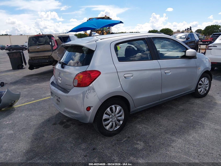 Vin: ml32a3hj5fh040415, lot: 46704598, mitsubishi mirage de 20154