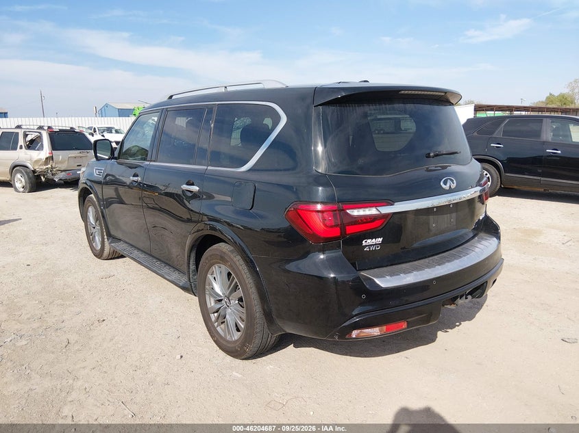 Vin: jn8az2ae4m9272122, lot: 46704599, infiniti qx80 luxe awd 20213