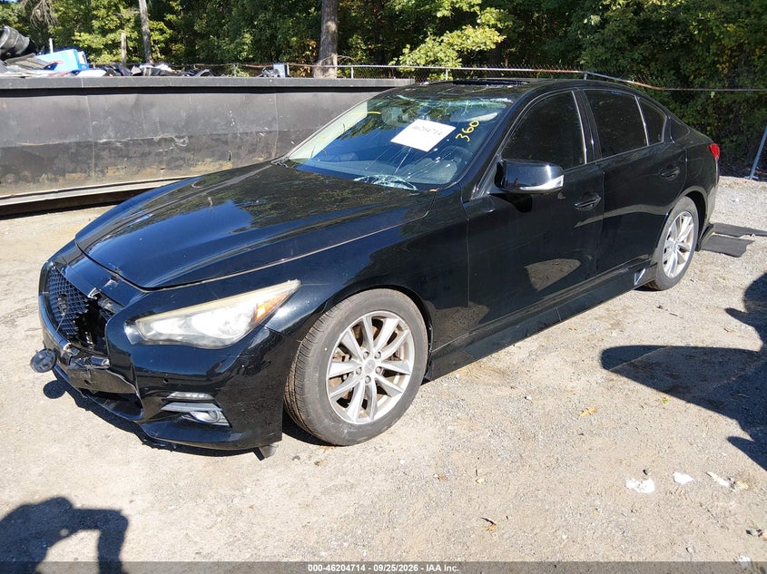 Vin: jn1bv7ar4em683582, lot: 46704626, infiniti q50 premium 20142