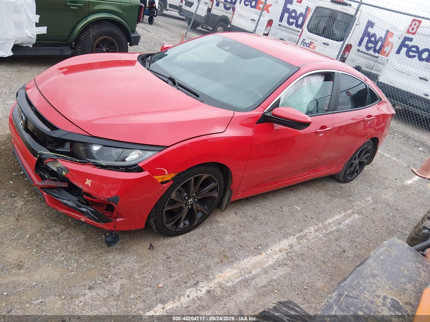 Vin: 2hgfc2f87lh560643, lot: 46704629, honda civic sport 20202