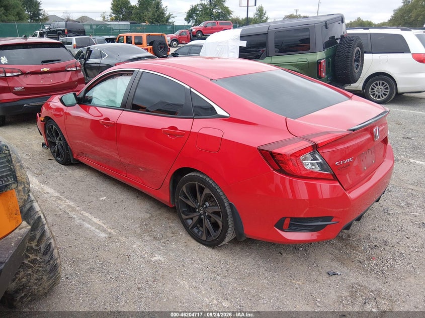 Vin: 2hgfc2f87lh560643, lot: 46704629, honda civic sport 20203