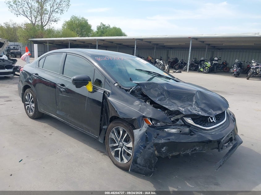 Vin: 19xfb2f88fe007629, lot: 46704639, honda civic ex 2015 img_1