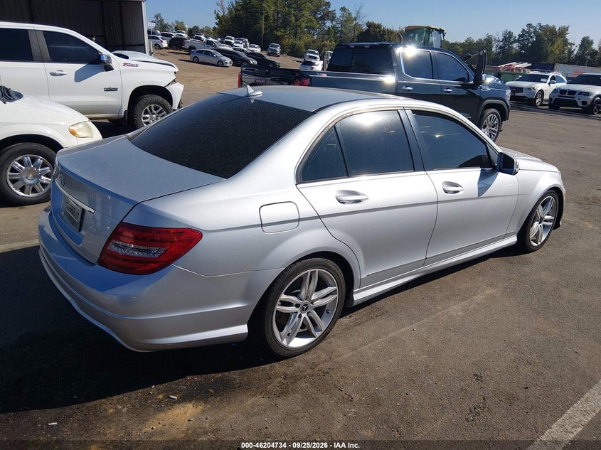 Vin: wddgf4hb6dr258623, lot: 46704646, mercedes-benz c-class c 250 sport 20134