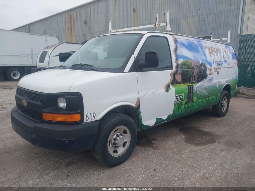 Vin: 1gcwggfa2b1109619, lot: 46704651, chevrolet express 2500 work van 20112