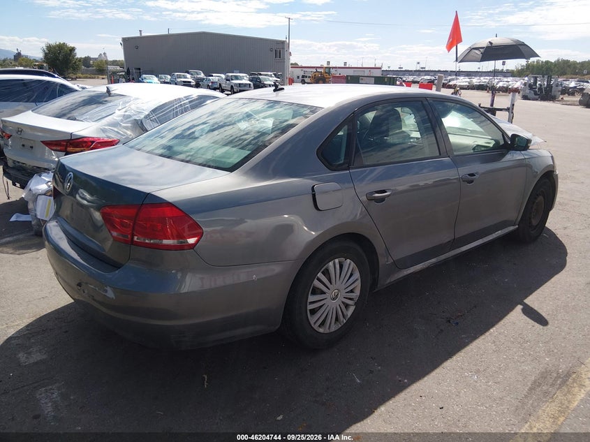 Vin: 1vwat7a3xfc076696, lot: 46704656, volkswagen passat 1.8t s 20154