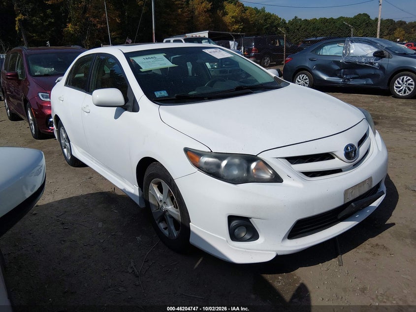 Vin: 2t1bu4ee1cc847418, lot: 46704659, toyota corolla s 20121