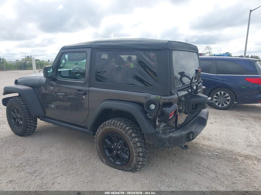 Vin: 1c4hjxag0mw803768, lot: 46704668, jeep wrangler willys sport 4x4 20213