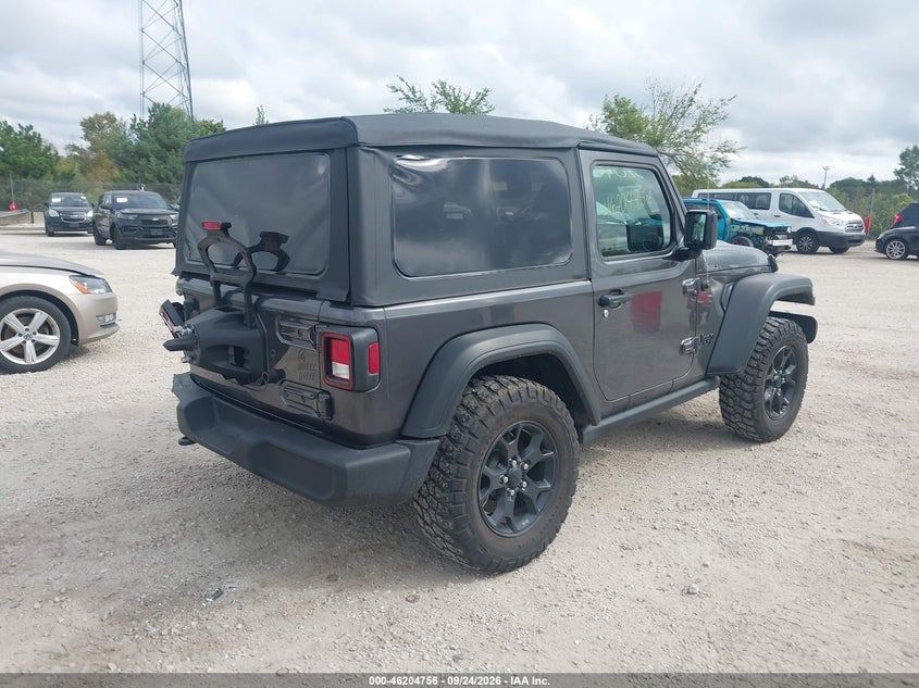 Vin: 1c4hjxag0mw803768, lot: 46704668, jeep wrangler willys sport 4x4 20214