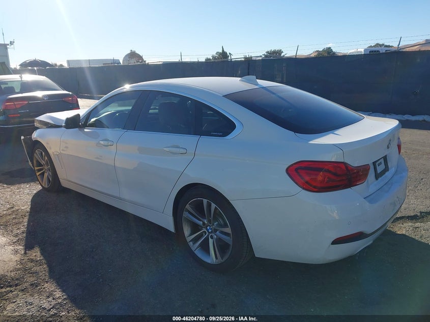Vin: wba4j1c55jbg78793, lot: 46704692, bmw 430i gran coupe 20183