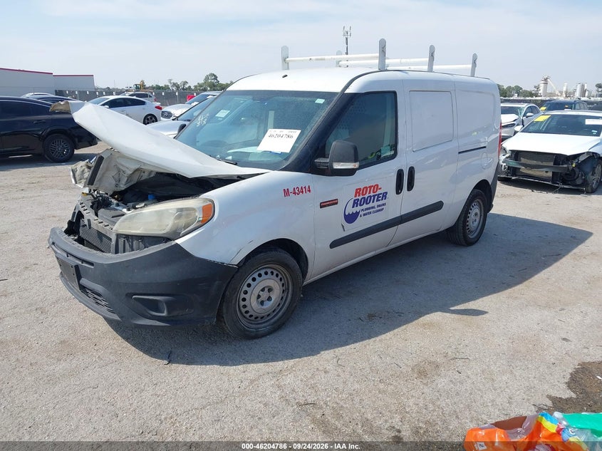 Vin: zfberfab9h6e74591, lot: 46704698, ram promaster city tradesman 20172