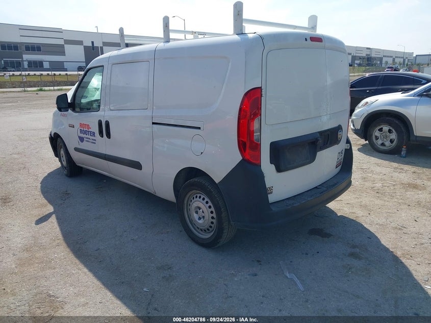 Vin: zfberfab9h6e74591, lot: 46704698, ram promaster city tradesman 20173