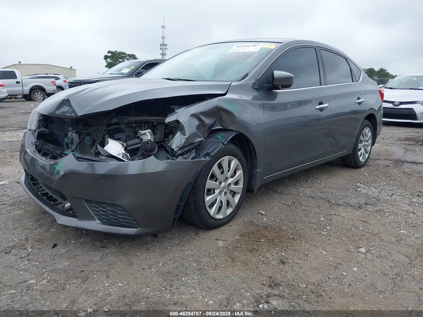 Vin: 3n1ab7ap0jy320643, lot: 46704699, nissan sentra s 20182