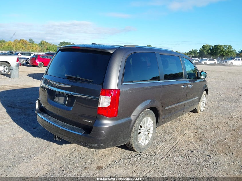 Vin: 2c4rc1jgxgr189479, lot: 46704706, chrysler town & country limited 20164