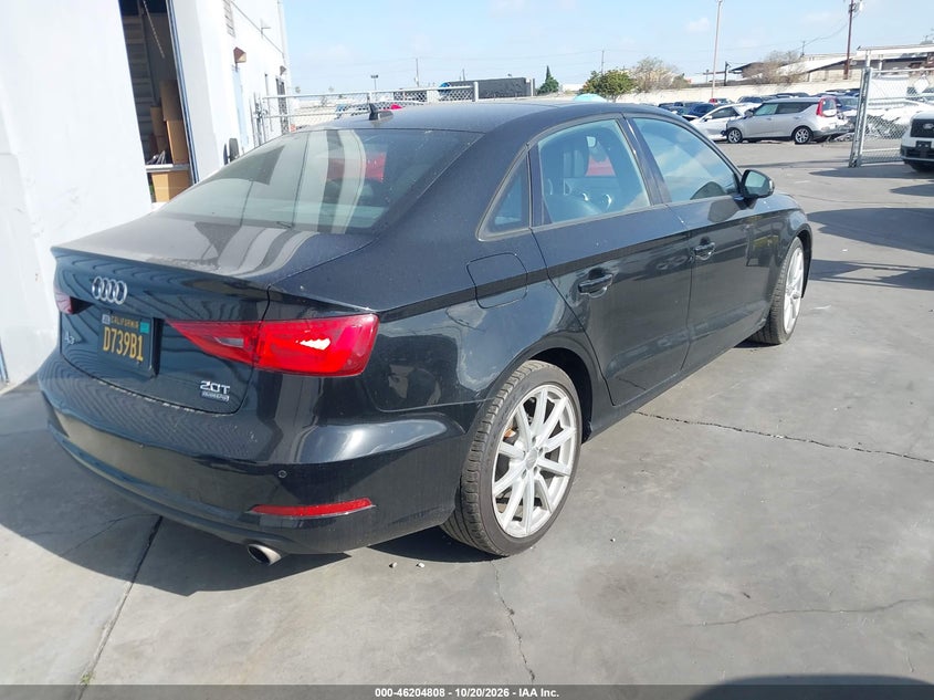 Vin: waub8gff5g1111649, lot: 46704720, audi a3 2.0t premium 20164