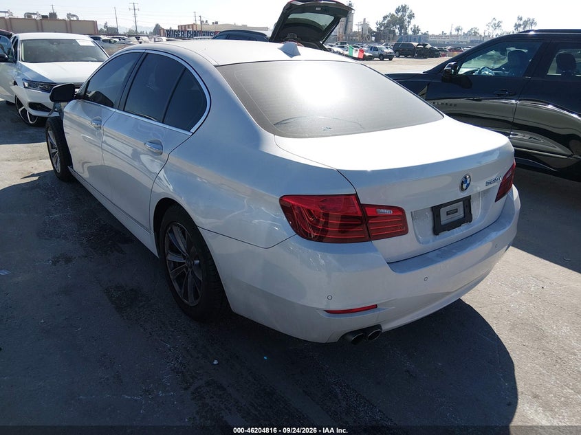 Vin: wba5a5c53fd516424, lot: 46704729, bmw 528i 20153