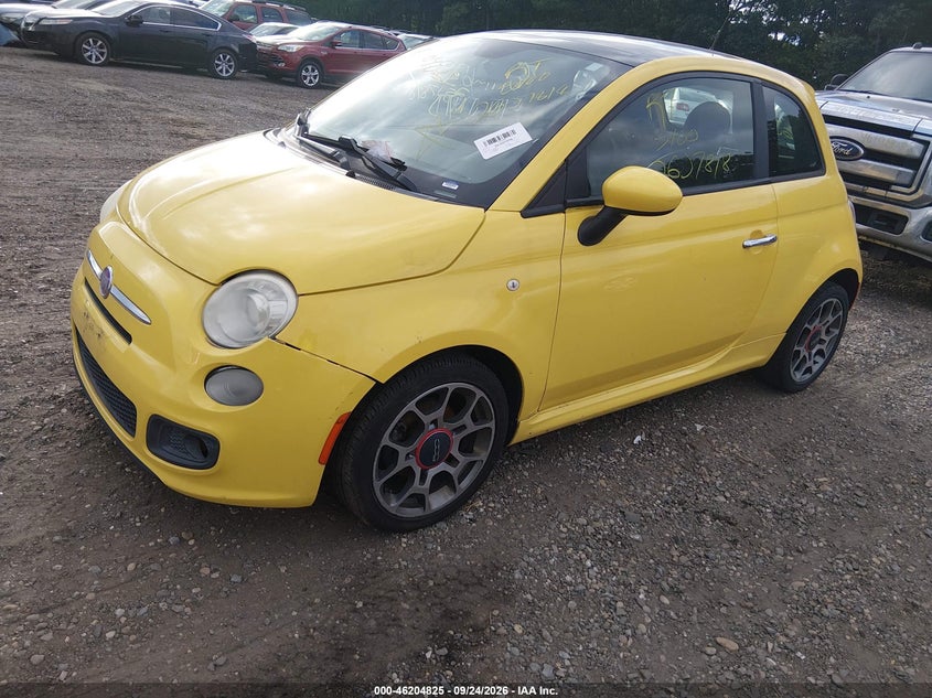 Vin: 3c3cffbr7ct119895, lot: 46704737, fiat 500 sport 20122