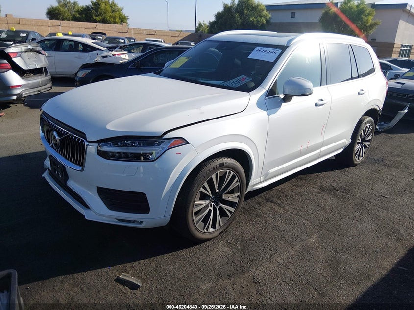 2021 Volvo Xc90 T5 Momentum 7 Passenger, Rear, IAAI, VIN YV4102CK8M1745752 — photo 2