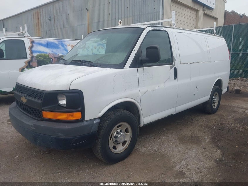 Vin: 1gczgfda8a1140124, lot: 46704794, chevrolet express 2500 work van 20102