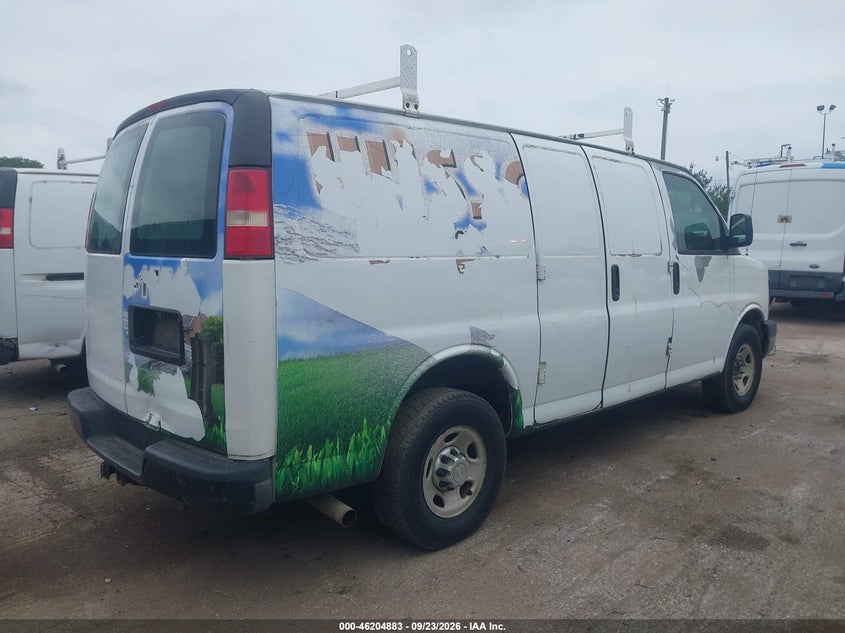 Vin: 1gczgfda8a1140124, lot: 46704794, chevrolet express 2500 work van 20104