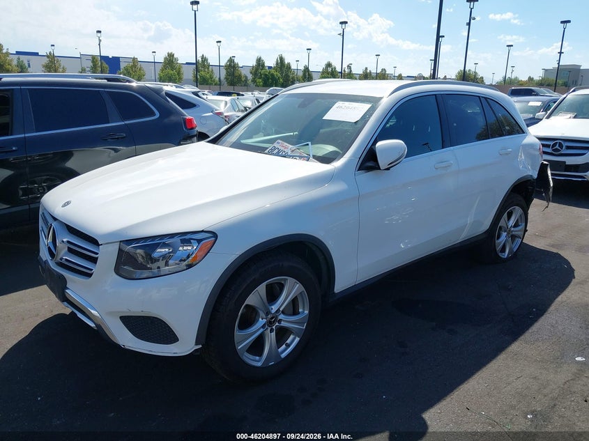 Vin: wdc0g4jb8jv086465, lot: 46704809, mercedes-benz glc 300 20182