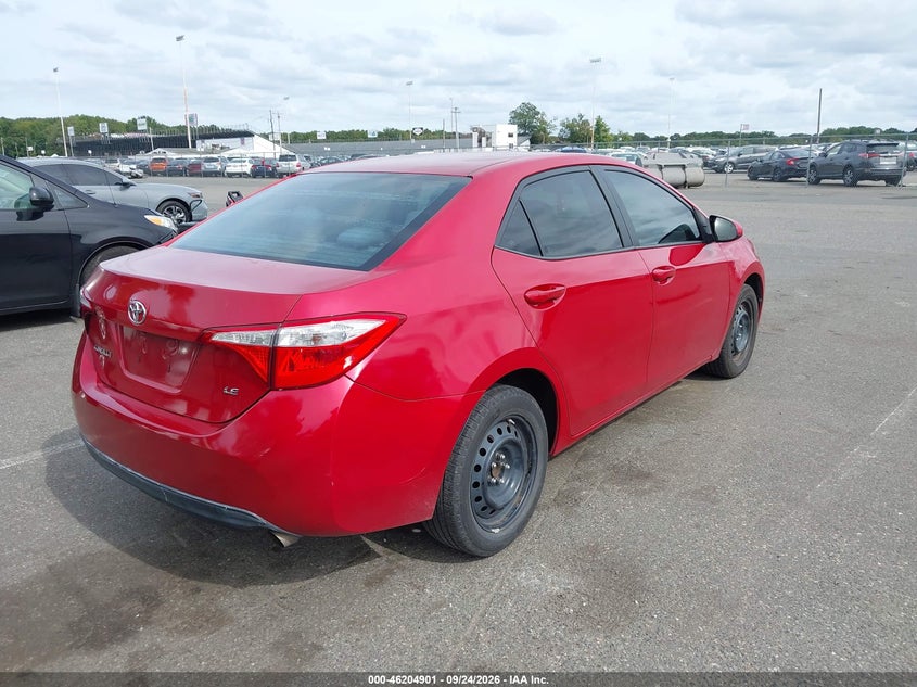 Vin: 5yfburhe8fp267208, lot: 46704814, toyota corolla le 20154