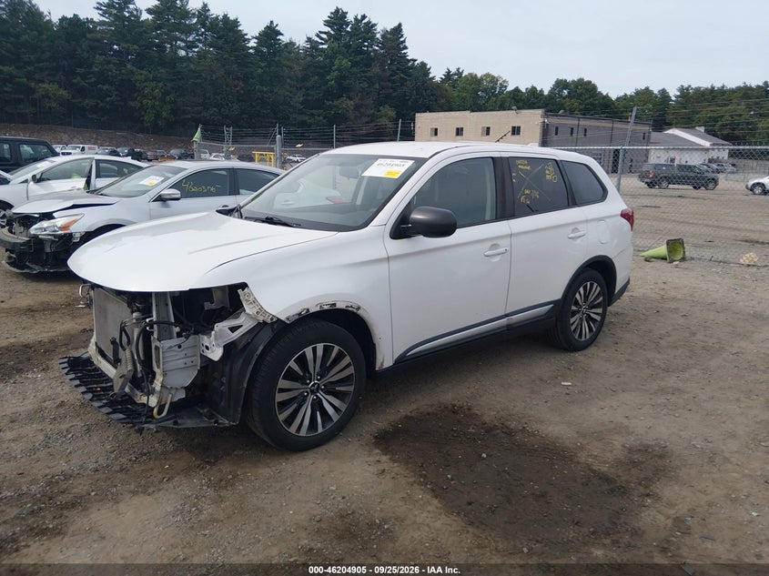 Vin: ja4ad2a31kz003589, lot: 46704817, mitsubishi outlander es 20192
