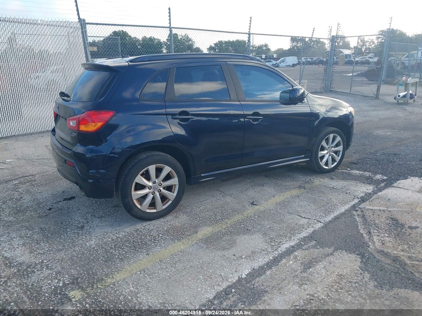 Vin: ja4ap4au1cz001676, lot: 46704827, mitsubishi outlander sport se 20124