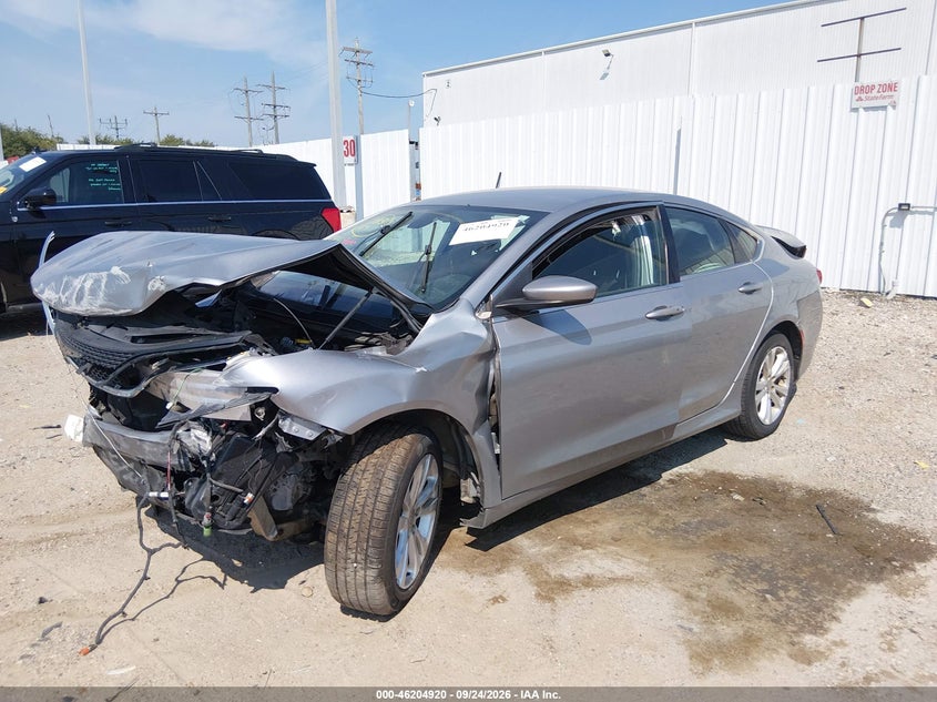 Vin: 1c3cccab2fn753020, lot: 46704832, chrysler 200 limited 20152
