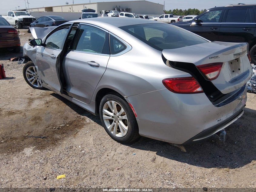 Vin: 1c3cccab2fn753020, lot: 46704832, chrysler 200 limited 20153