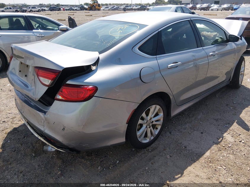 Vin: 1c3cccab2fn753020, lot: 46704832, chrysler 200 limited 20154