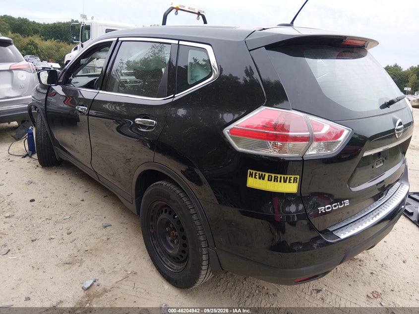 Vin: knmat2mv2fp541175, lot: 46704854, nissan rogue s 20153