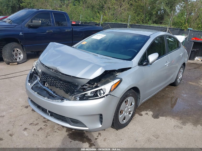 Vin: 3kpfk4a76je239634, lot: 46704876, kia forte lx 20182