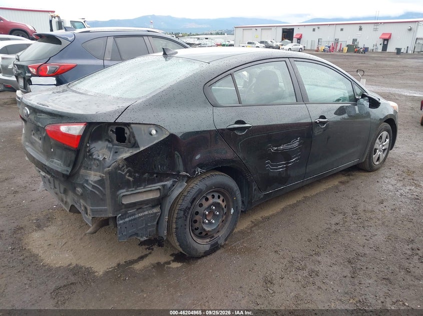 Vin: knafk4a60e5157579, lot: 46704877, kia forte lx 20144
