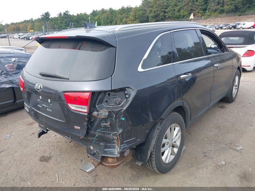 Vin: 5xypg4a30hg217161, lot: 46704902, kia sorento 2.4l lx 20174