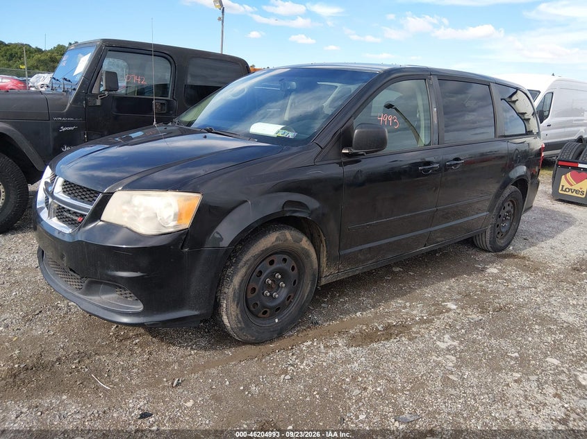 Vin: 2c4rdgbg2fr524697, lot: 46704905, dodge grand caravan se 20152