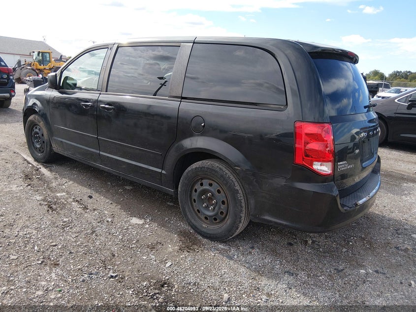 Vin: 2c4rdgbg2fr524697, lot: 46704905, dodge grand caravan se 20153
