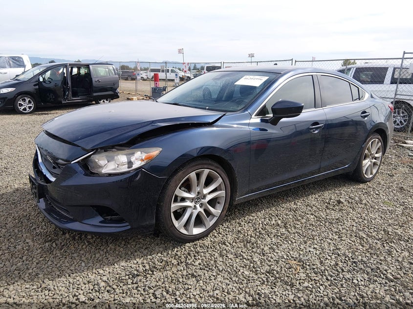 Vin: jm1gl1v57h1137636, lot: 46704908, mazda mazda6 touring 20172
