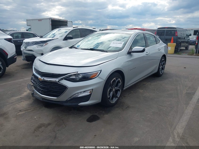2022 Chevrolet Malibu Fwd Lt, Front End, IAAI, VIN 1G1ZD5ST0NF175457 — photo 2