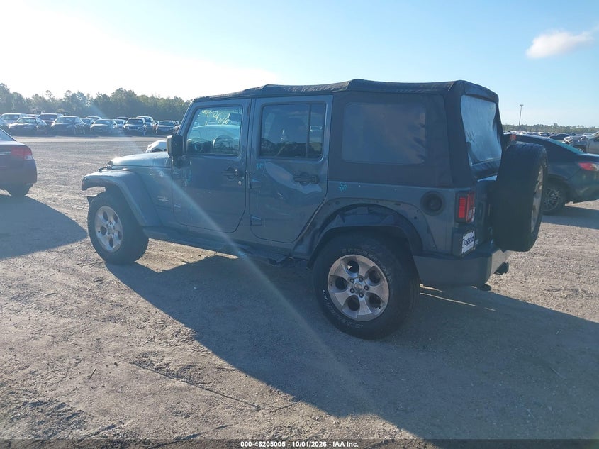 Vin: 1c4bjweg8fl527144, lot: 46704917, jeep wrangler unlimited sahara 20153