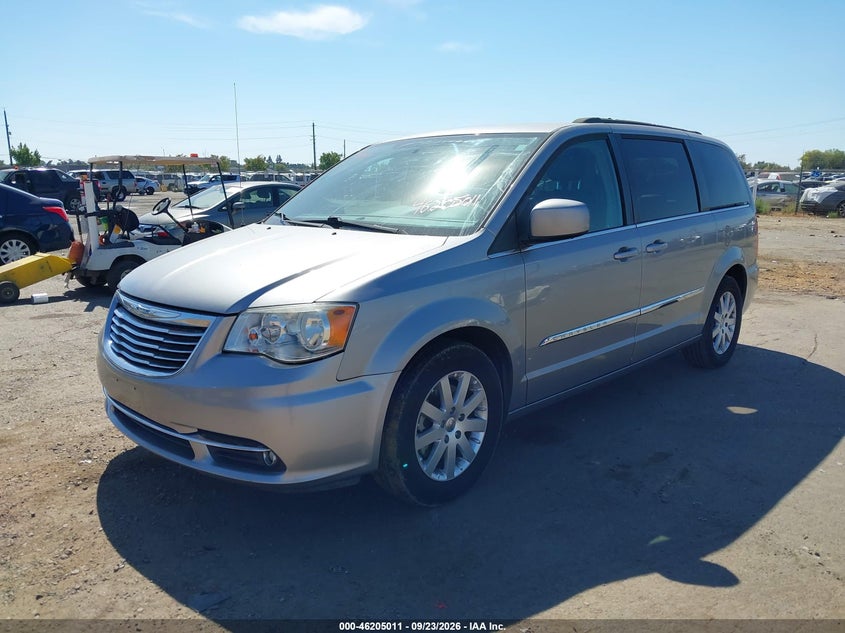 2016 Chrysler Town & Country, Звичайний знос, IAAI, VIN 2C4RC1BG1GR229172 — фото 2